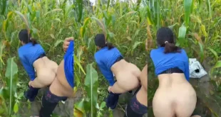 กำลังดังคลิปโป๊สาวอินฟลูแนวหาเห็ดเย็ดกับผัวในไร่ข้าวโพดยืนกระเด้าเอาจาเสร็จแล้วกลับไปหาเห็ดต่อ