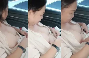 ขับรถพาแม่ยายสาวใหญ่ไปตลาดตอนเช้าดันมาเปิดนมโชว์ลูกเขยซะงั้นแบบนี้ต้องพาแวะม่านรูดก่อนซะแล้วมั้ง