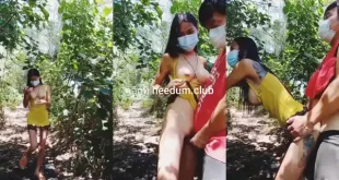 เมียเซียนพระดังตั้งกล้องเย็ดoutdoorในป่านมใหญ่หุ่นดีใส่ทองเส้นโตโขว์ยืนเย็ดแตกใน